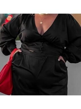 The Drop Women's Black Puff Sleeved Top by @Nataliemeansnice NWT Size XS